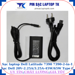Sạc Dell Latitude 7390 7390-2-in-1 Sạc Dell 20V-2.25A/3.25A-45W/65W Type C, sạc 45W