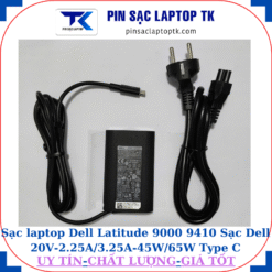 Sạc Dell Latitude 9000 9410 Sạc Dell 20V-2.25A/3.25A-45W/65W Type C, sạc 45W