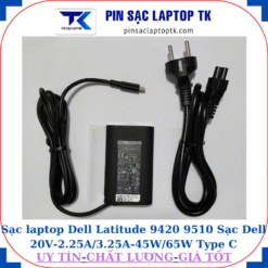Sạc Dell Latitude 9420 9510 Sạc Dell 20V-2.25A/3.25A-45W/65W Type C, sạc 45W