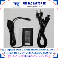 Sạc Dell Chromebook 5190 5190-2-in-1 Sạc Dell 20V-2.25A/3.25A-45W/65W Type C, sạc 45W