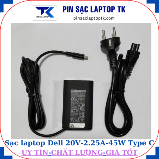 Sạc laptop Dell 20V 2.25A 45W Type C