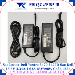 Sạc Dell Vostro 5470 5470D Sạc Dell 19.5V-3.34A/4.62A-65W/90W Chân khấc/đầu đạn(4.0*1.7mm)