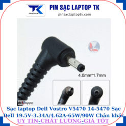 Sạc laptop Dell Vostro V5470 14-5470 Sạc Dell 19.5V-3.34A/4.62A-65W/90W Chân khấc/đầu đạn(4.0*1.7mm)