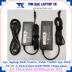 Sạc Dell Vostro 5560 5560D Sạc Dell 19.5V-3.34A/4.62A-65W/90W Chân khấc/đầu đạn(4.0*1.7mm)