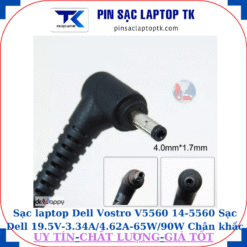 Sạc laptop Dell Vostro V5560 14-5560 Sạc Dell 19.5V-3.34A/4.62A-65W/90W Chân khấc/đầu đạn(4.0*1.7mm)