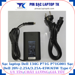 Sạc Dell 134G P71G P71G001 Sạc Dell 20V-2.25A/3.25A-45W/65W Type C, sạc 65W