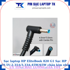 Sạc laptop HP EliteBook 820 G1 Sạc HP 19.5V-2.31A/3.33A-45W/65W chân kim nhỏ màu xanh(4.5mm*3.0mm)