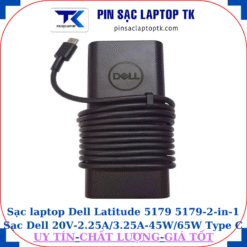 Sạc Dell Latitude 5179 5179-2-in-1 Sạc Dell 20V-2.25A/3.25A-45W/65W Type C, logo Dell