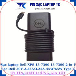 Sạc Dell XPS 13-7390 13-7390-2-in-1 Sạc Dell 20V-2.25A/3.25A-45W/65W Type C, logo dell