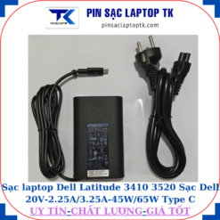 Sạc Dell Latitude 3410 3520 Sạc Dell 20V-2.25A/3.25A-45W/65W Type C, sạc 65W