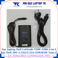 Sạc Dell Latitude 3390 3390-2-in-1 Sạc Dell 20V-2.25A/3.25A-45W/65W Type C, sạc 65w