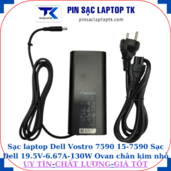 Sạc Dell Vostro 7590 15-7590 Sạc Dell 19.5V-6.67A-130W Ovan chân kim nhỏ(4.5mm*3.0mm)