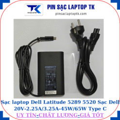 Sạc Dell Latitude 5289 5520 Sạc Dell 20V-2.25A/3.25A-45W/65W Type C, sạc 65W