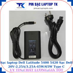 Sạc Dell Latitude 5400 5420 Sạc Dell 20V-2.25A/3.25A-45W/65W Type C, sạc 65w