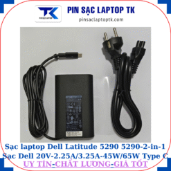 Sạc Dell Latitude 5290 5290-2-in-1 Sạc Dell 20V-2.25A/3.25A-45W/65W Type C, sạc 65W
