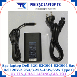 Sạc Dell 82G 82G001 82G004 Sạc Dell 20V-2.25A/3.25A-45W/65W Type C, sạc 65W