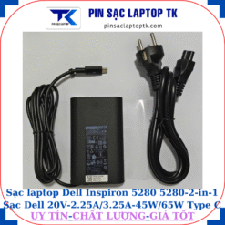 Sạc Dell Inspiron 5280 5280-2-in-1 Sạc Dell 20V-2.25A/3.25A-45W/65W Type C, sạc 65W
