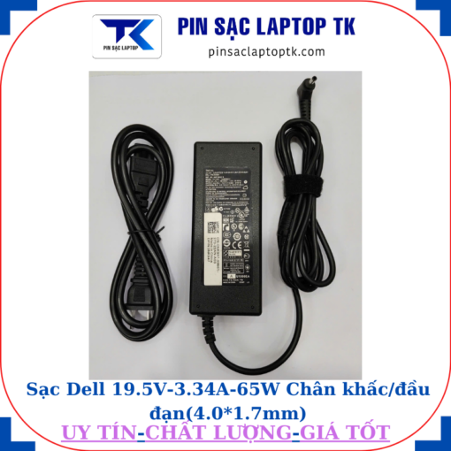 Sạc Dell 19.5V-3.34A-65W Chân khấc/đầu đạn(4.0*1.7mm)