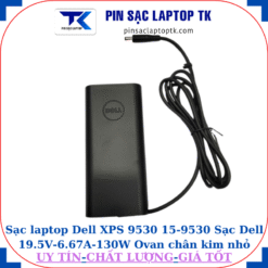 Sạc Dell XPS 9530 15-9530 Sạc Dell 19.5V-6.67A-130W Ovan chân kim nhỏ(4.5mm*3.0mm), logo Dell