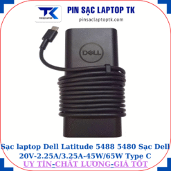 Sạc Dell Latitude 5488 5480 Sạc Dell 20V-2.25A/3.25A-45W/65W Type C, logo Dell
