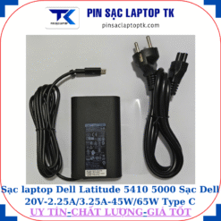 Sạc Dell Latitude 5410 5000 Sạc Dell 20V-2.25A/3.25A-45W/65W Type C, sạc 65W