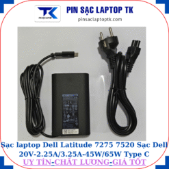 Sạc Dell Latitude 7275 7520 Sạc Dell 20V-2.25A/3.25A-45W/65W Type C, sạc 65W