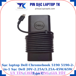 Sạc Dell Chromebook 5190 5190-2-in-1 Sạc Dell 20V-2.25A/3.25A-45W/65W Type C, logo Dell