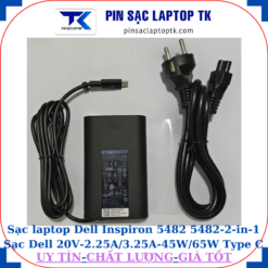Sạc Dell Inspiron 5482 5482-2-in-1 Sạc Dell 20V-2.25A/3.25A-45W/65W Type C, sạc 65W