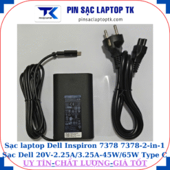 Sạc Dell Inspiron 7378 7378-2-in-1 Sạc Dell 20V-2.25A/3.25A-45W/65W Type C, sạc 65W
