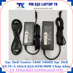 Sạc Dell Vostro 5460 5460D Sạc Dell 19.5V-3.34A/4.62A-65W/90W Chân khấc/đầu đạn(4.0*1.7mm)