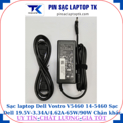 Sạc Dell Vostro V5460 14-5460 Sạc Dell 19.5V-3.34A/4.62A-65W/90W Chân khấc/đầu đạn(4.0*1.7mm), sạc 65W