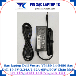 Sạc Dell Vostro V5480 14-5480 Sạc Dell 19.5V-3.34A/4.62A-65W/90W Chân khấc/đầu đạn(4.0*1.7mm), sạc dell 65W