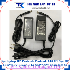Sạc HP Probook 440 G1 Sạc HP 18.5V/19V-3.5A/4.74A-65W/90W chân kim to(7.4mm*5.0mm)