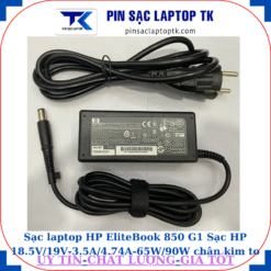 Sạc HP EliteBook 850 G1 Sạc HP 18.5V/19V-3.5A/4.74A-65W/90W chân kim to(7.4mm*5.0mm), sạc 90W