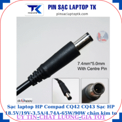 Sạc laptop HP Compad CQ42 CQ43 Sạc HP 18.5V/19V-3.5A/4.74A-65W/90W chân kim to(7.4mm*5.0mm)
