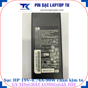 Sạc laptop HP 19VV 4.74A 90W chân kim to, thông số sạc