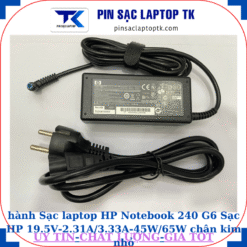 Sạc HP Notebook 240 G6 Sạc HP 19.5V-2.31A/3.33A-45W/65W chân kim nhỏ màu xanh(4.5mm*3.0mm), sạc 45W