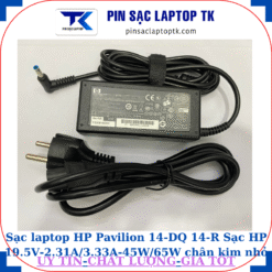 Sạc HP Pavilion 14-DQ 14-R Sạc HP 19.5V-2.31A/3.33A-45W/65W chân kim nhỏ màu xanh(4.5mm*3.0mm),ssạc 65W