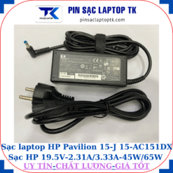 Sạc HP Pavilion 15-J 15-AC151DX Sạc HP 19.5V-2.31A/3.33A-45W/65W chân kim nhỏ,sạc 65W