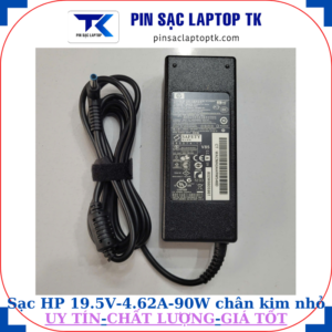 Sạc laptop HP 19.5V 4.62A 90Wchân kim nhỏ màu xanh(4.5mm*3.0mm), cục sạc