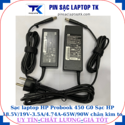 Sạc HP Probook 450 G0 Sạc HP 18.5V/19V-3.5A/4.74A-65W/90W chân kim to(7.4mm*5.0mm)