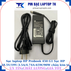 Sạc HP Probook 450 G1 Sạc HP 18.5V/19V-3.5A/4.74A-65W/90W chân kim to(7.4mm*5.0mm), sạc 90W
