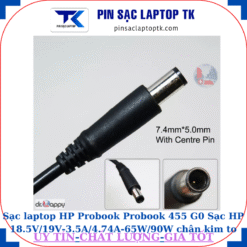Sạc laptop HP Probook Probook 455 G0 Sạc HP 18.5V/19V-3.5A/4.74A-65W/90W chân kim to(7.4mm*5.0mm)