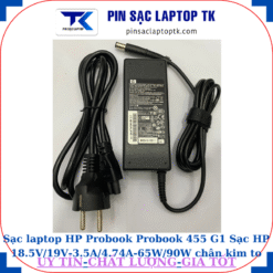 Sạc HP Probook 455 G1 Sạc HP 18.5V/19V-3.5A/4.74A-65W/90W chân kim to(7.4mm*5.0mm), sạc 90W