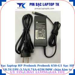 Sạc HP Probook 650-G1 Sạc HP 18.5V/19V-3.5A/4.74A-65W/90W chân kim to(7.4mm*5.0mm), sạc 90W