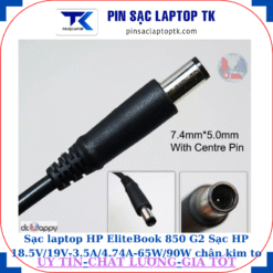 Sạc laptop HP EliteBook 850 G2 Sạc HP 18.5V/19V-3.5A/4.74A-65W/90W chân kim to(7.4mm*5.0mm)