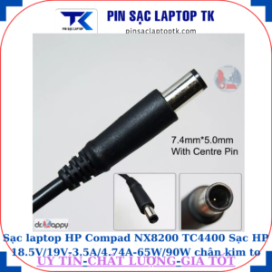 Sạc laptop HP Compad NX8200 TC4400 Sạc HP 18.5V/19V-3.5A/4.74A-65W/90W chân kim to(7.4mm*5.0mm)