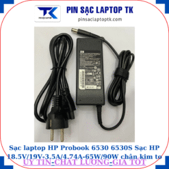 Sạc HP Probook 6530 6530S Sạc HP 18.5V/19V-3.5A/4.74A-65W/90W chân kim to(7.4mm*5.0mm), sạc 90W