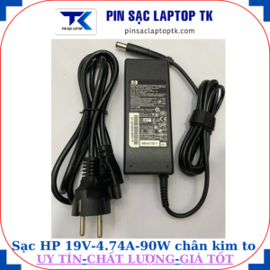 Sạc laptop HP 19VV 4.74A 90W chân kim to