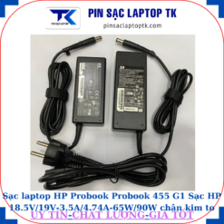 Sạc HP Probook 455 G1 Sạc HP 18.5V/19V-3.5A/4.74A-65W/90W chân kim to(7.4mm*5.0mm)